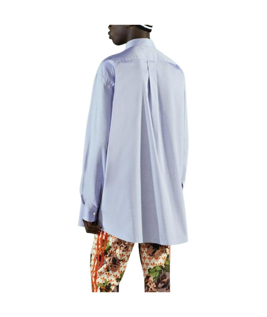 GUCCI Голубая классическая рубашка, фото 4