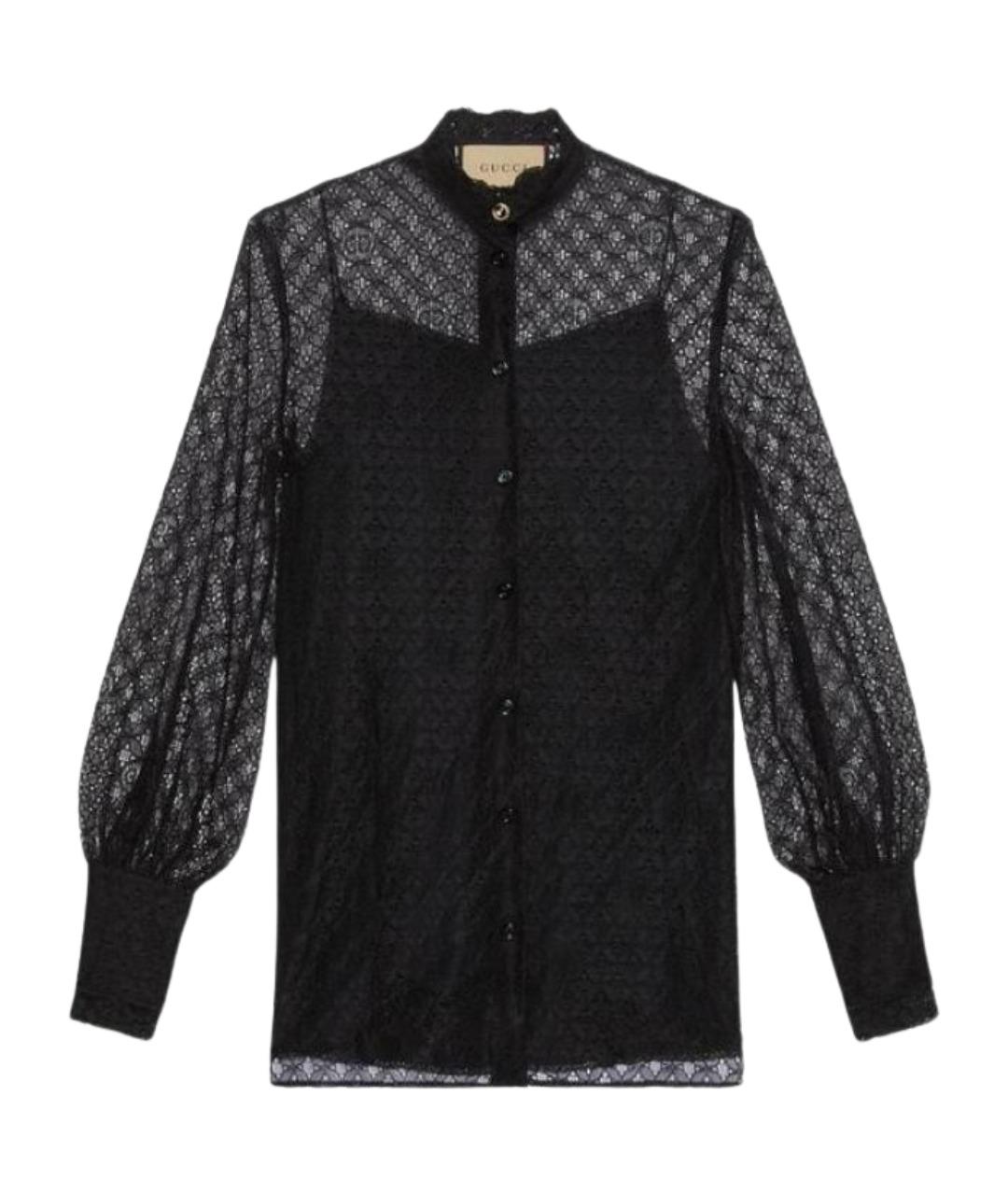 GUCCI Черная блузы, фото 1