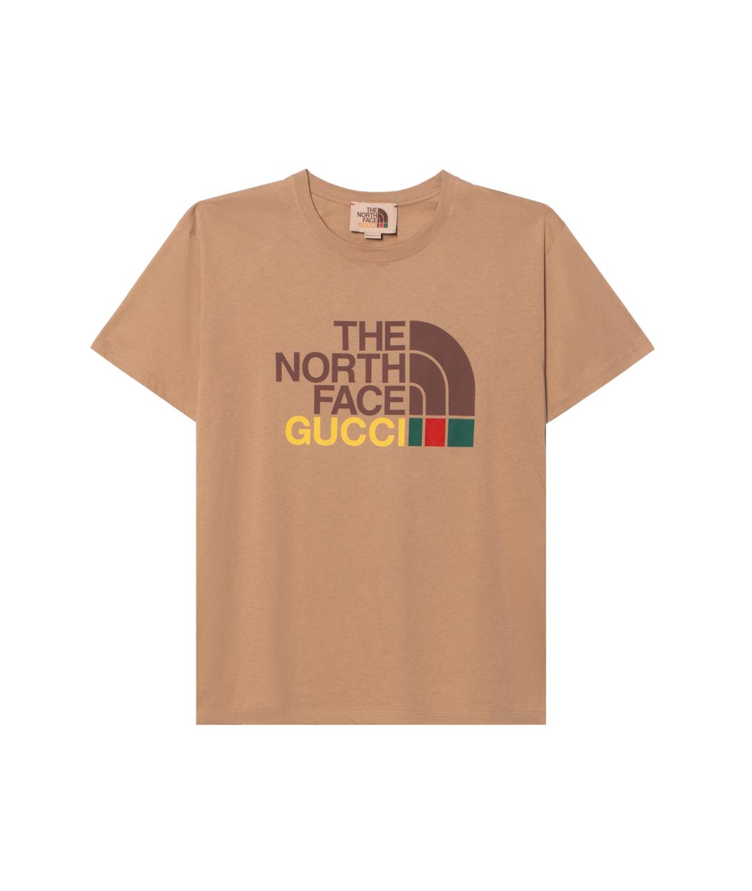 GUCCI Бежевая футболка, фото 1