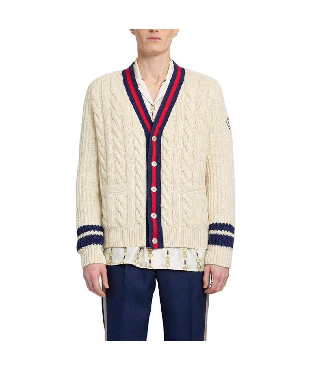 GUCCI Бежевый кардиган, фото 3