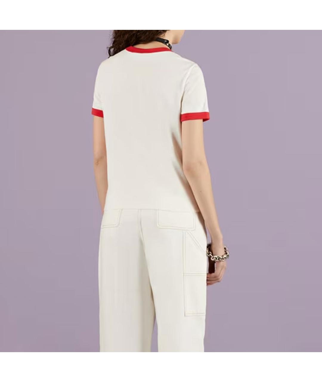 GUCCI Белая футболка, фото 4