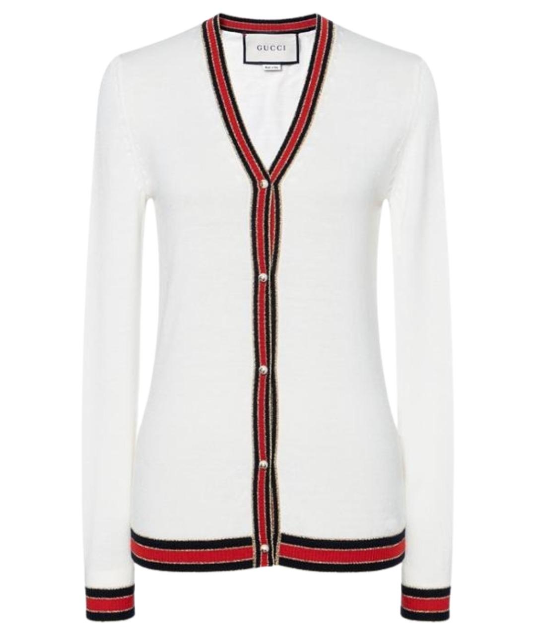GUCCI Белый кардиган, фото 1