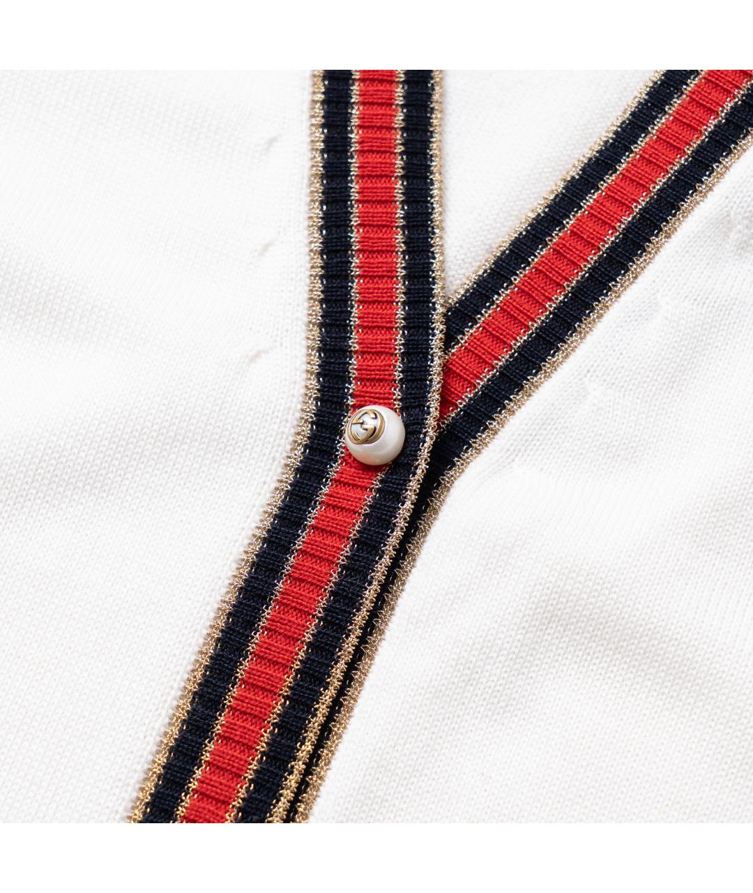 GUCCI Белый кардиган, фото 5