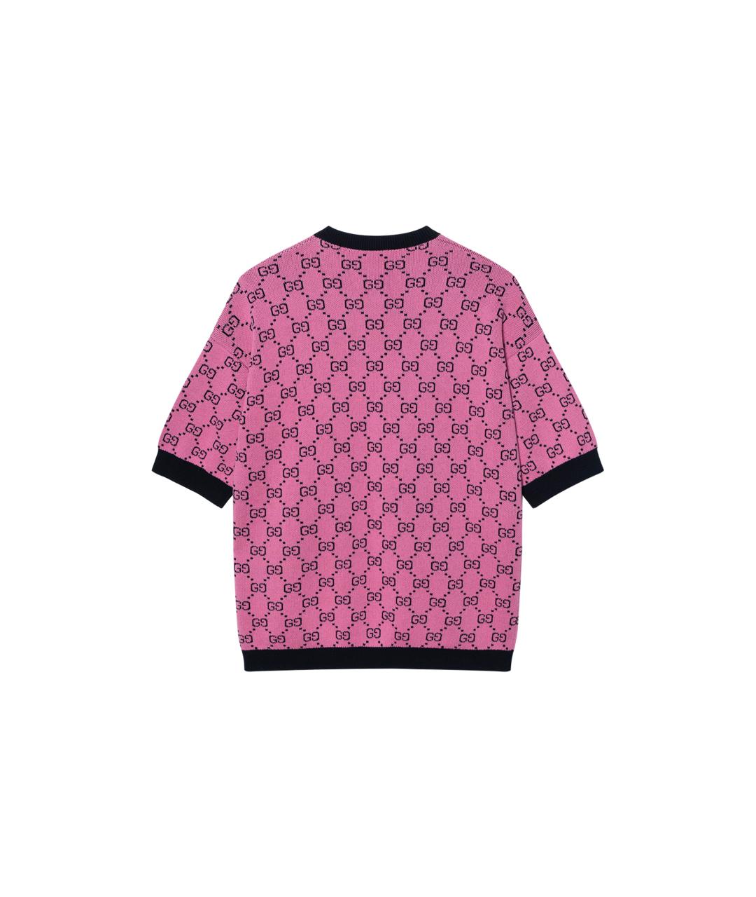 GUCCI Розовая футболка, фото 2
