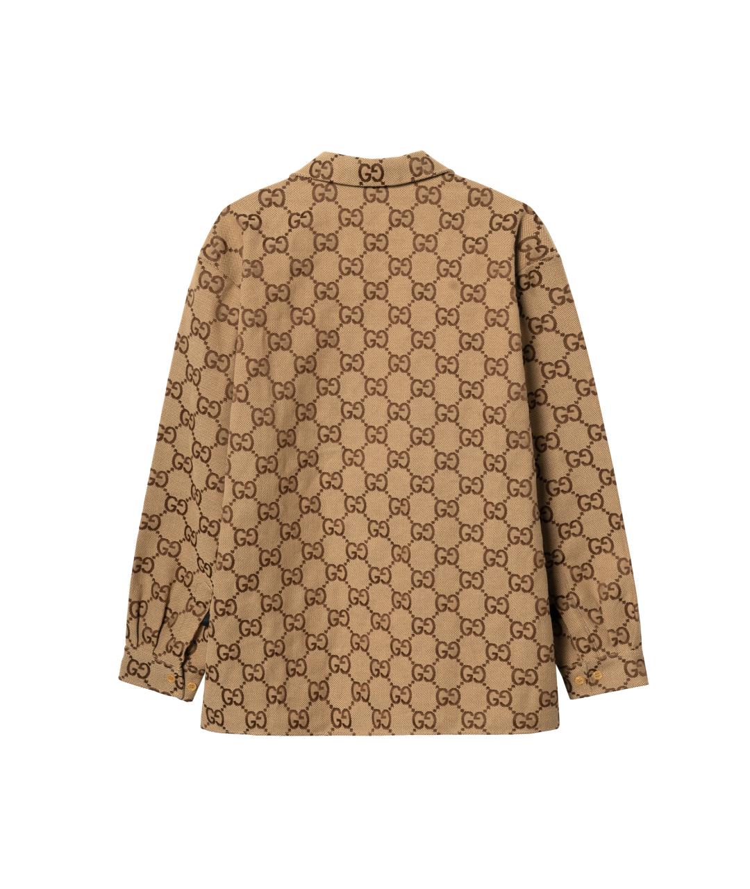 GUCCI Коричневая кэжуал рубашка, фото 2