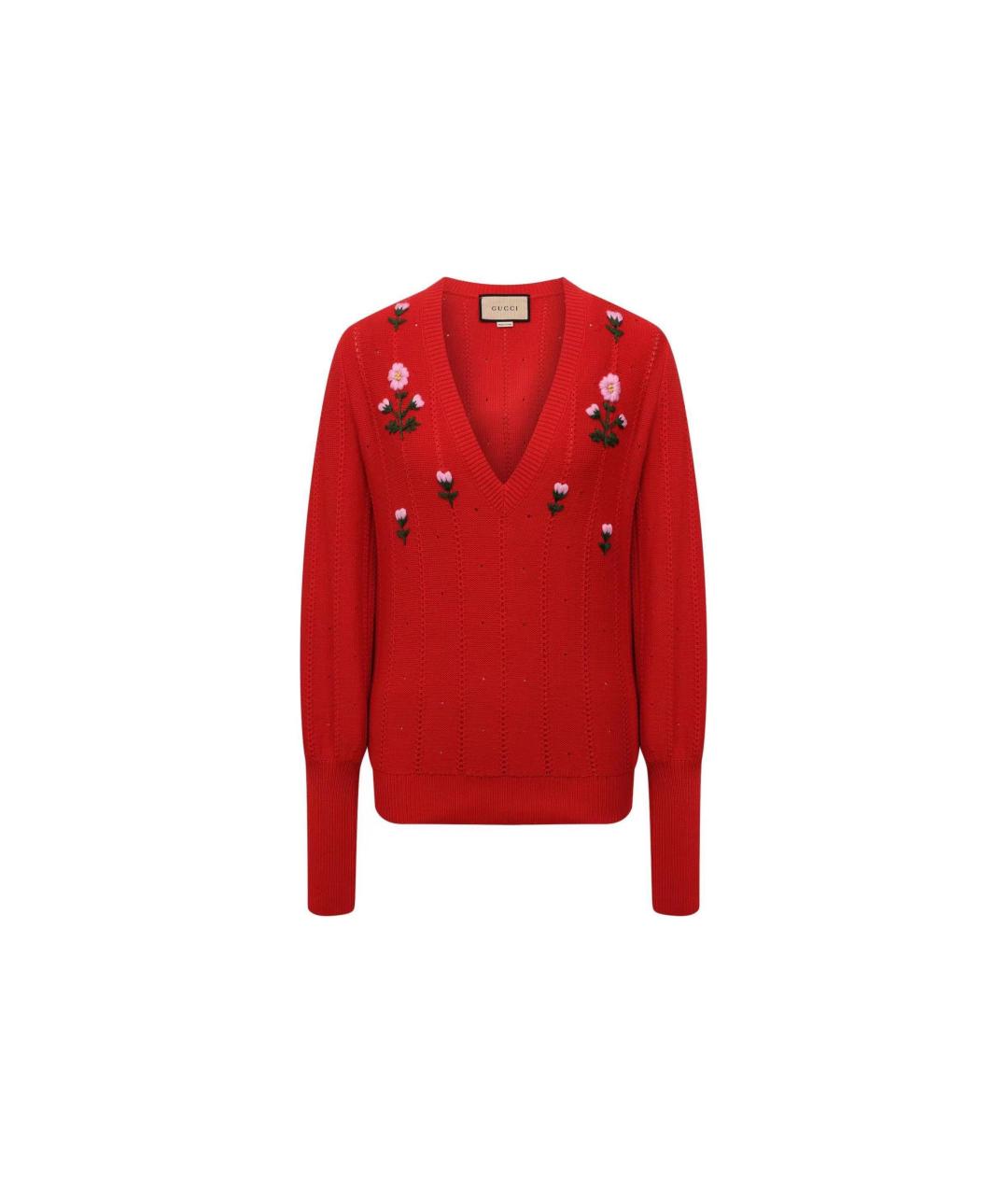 GUCCI Красный джемпер / свитер, фото 6