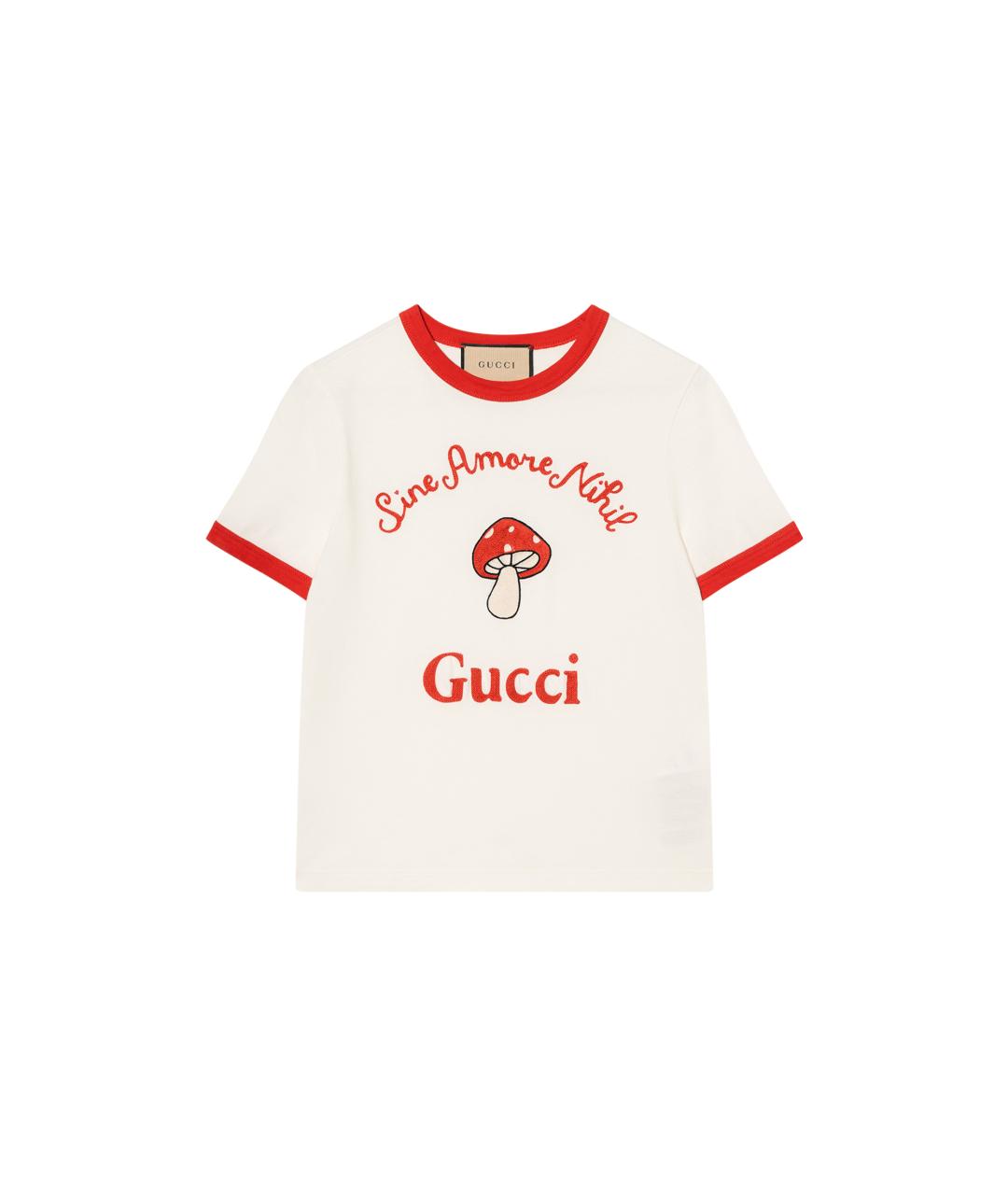 GUCCI Бежевая футболка, фото 6