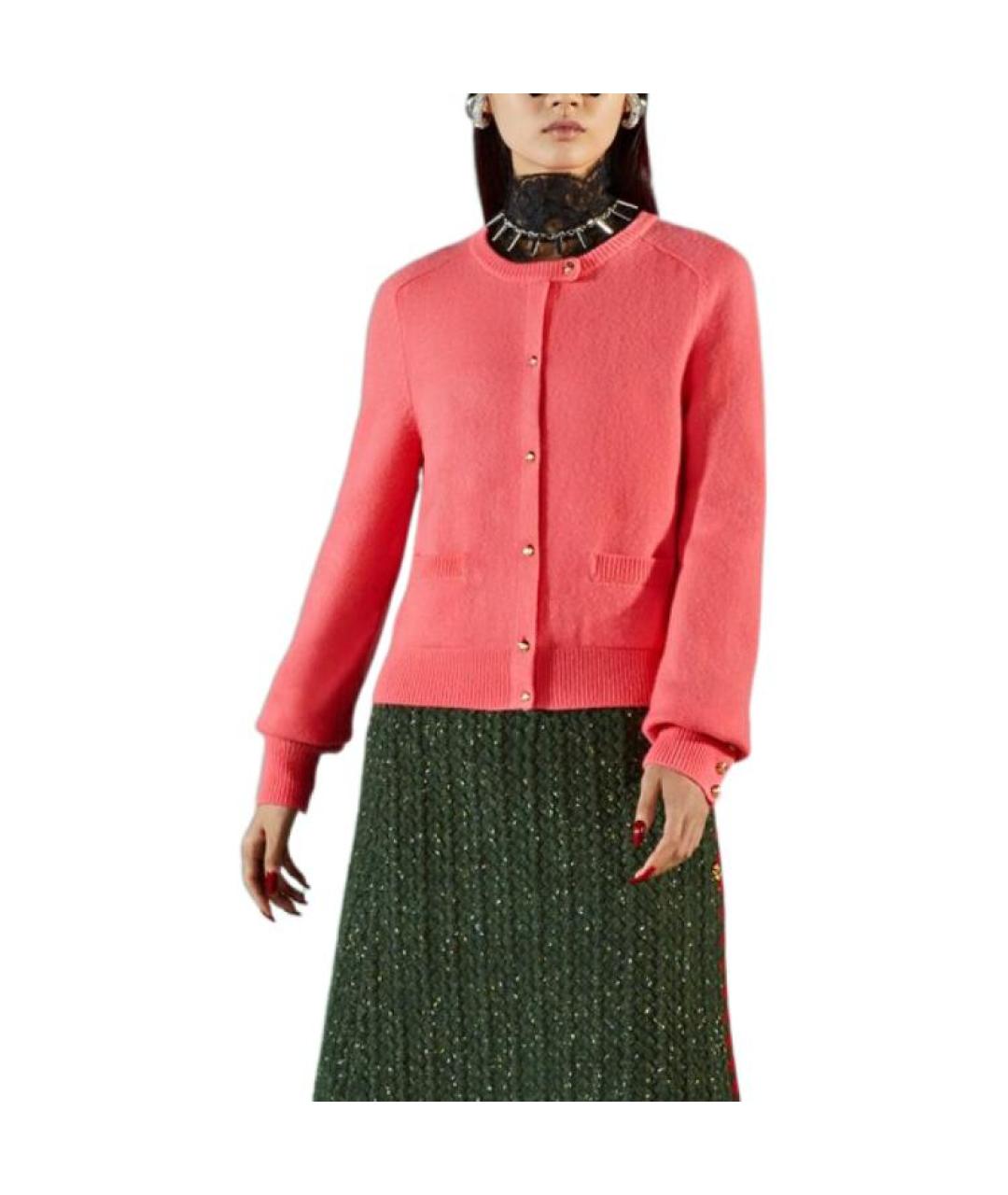 GUCCI Розовый кардиган, фото 2