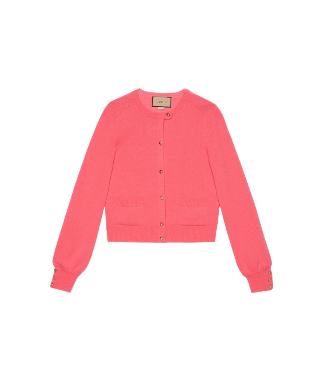 GUCCI Розовый кардиган, фото 5