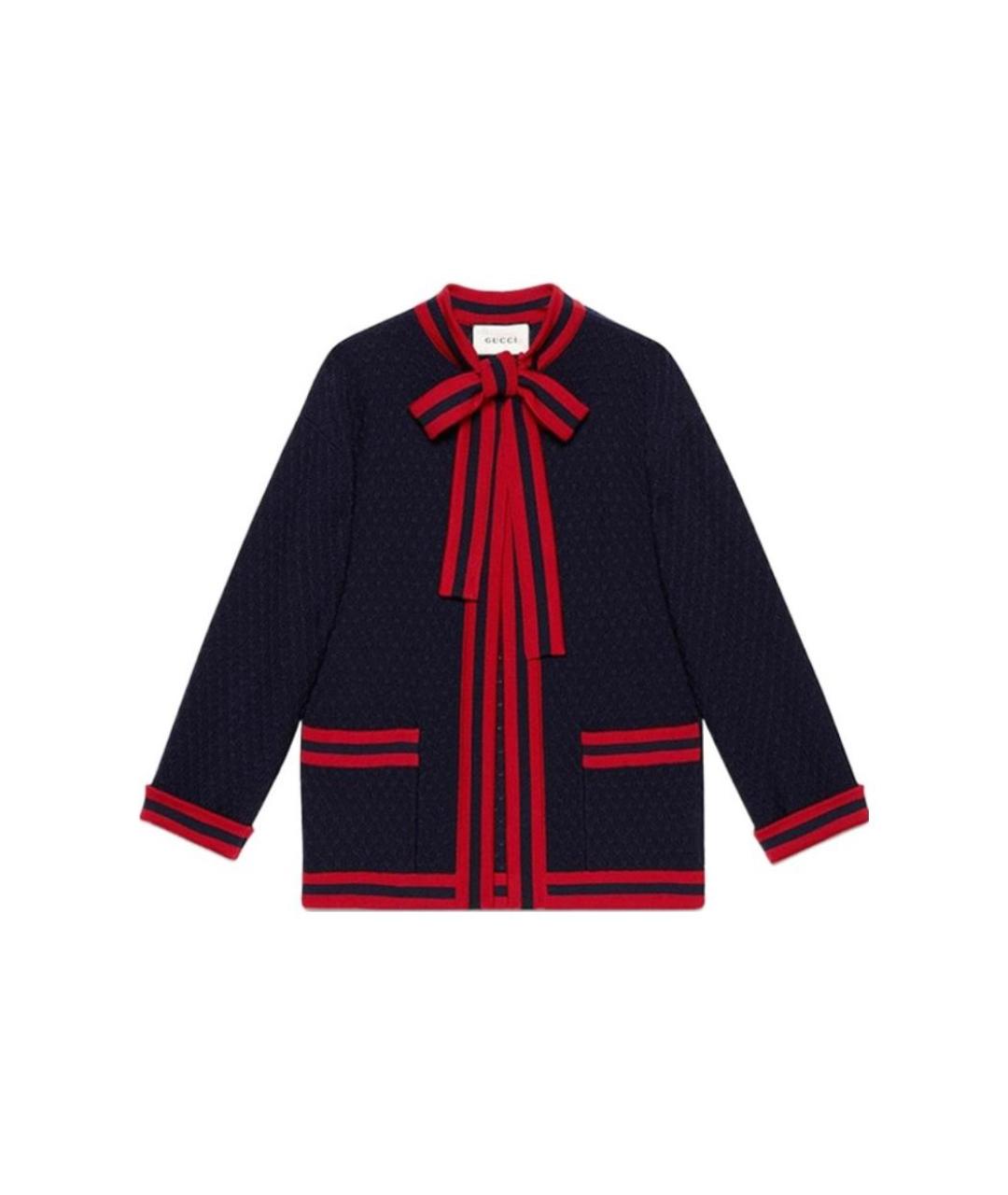 GUCCI Темно-синее пальто, фото 5