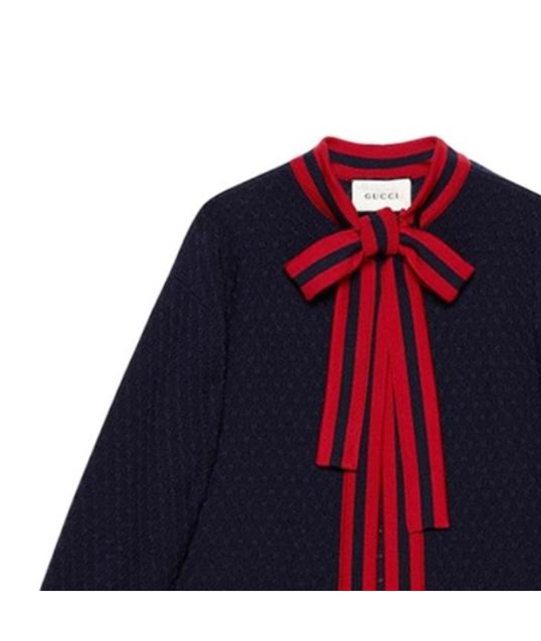 GUCCI Темно-синее пальто, фото 3