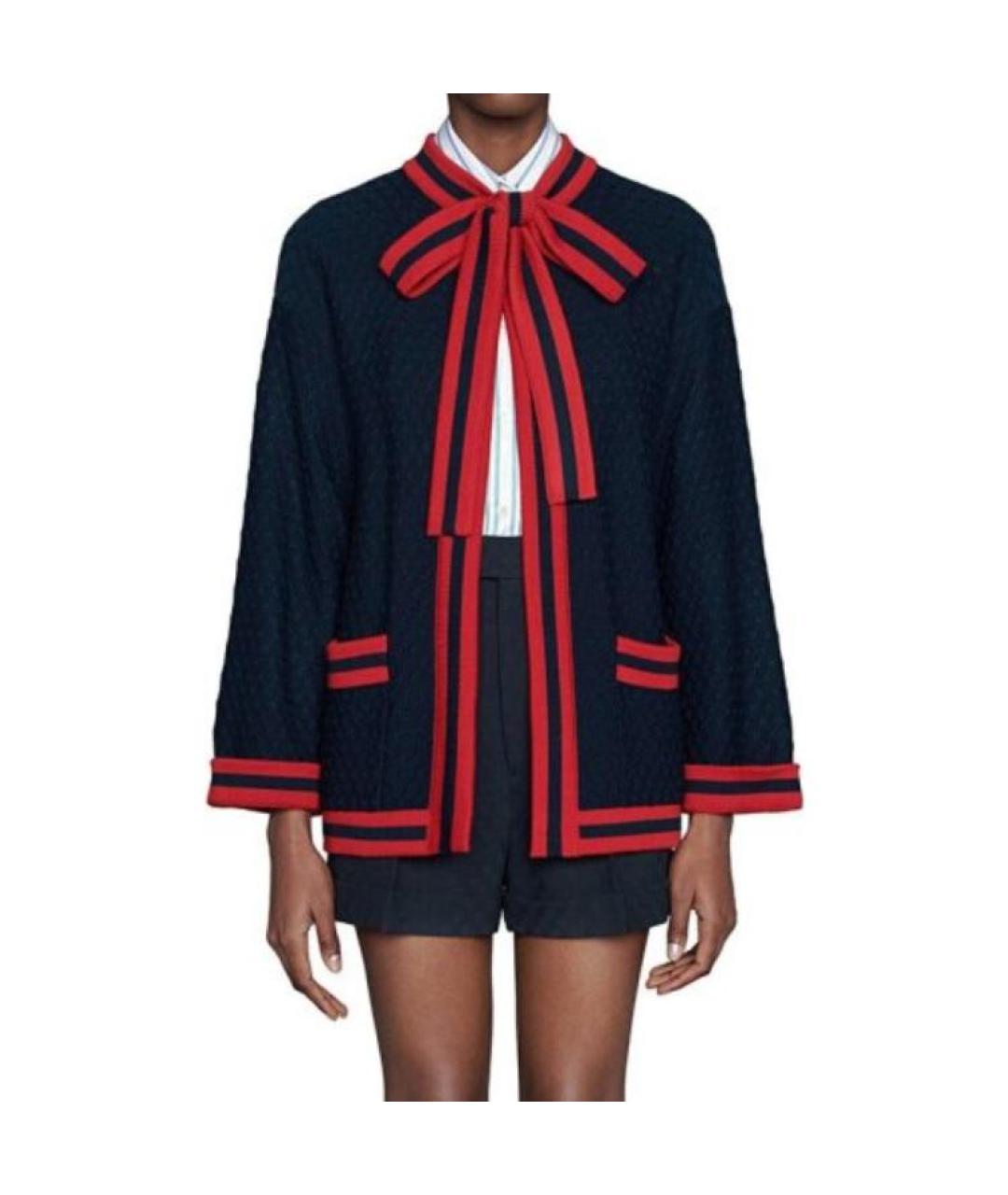 GUCCI Темно-синее пальто, фото 2