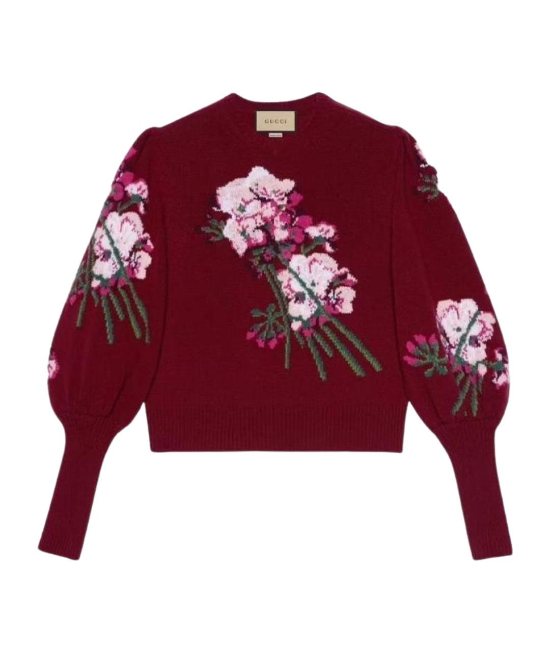 GUCCI Красный джемпер / свитер, фото 1