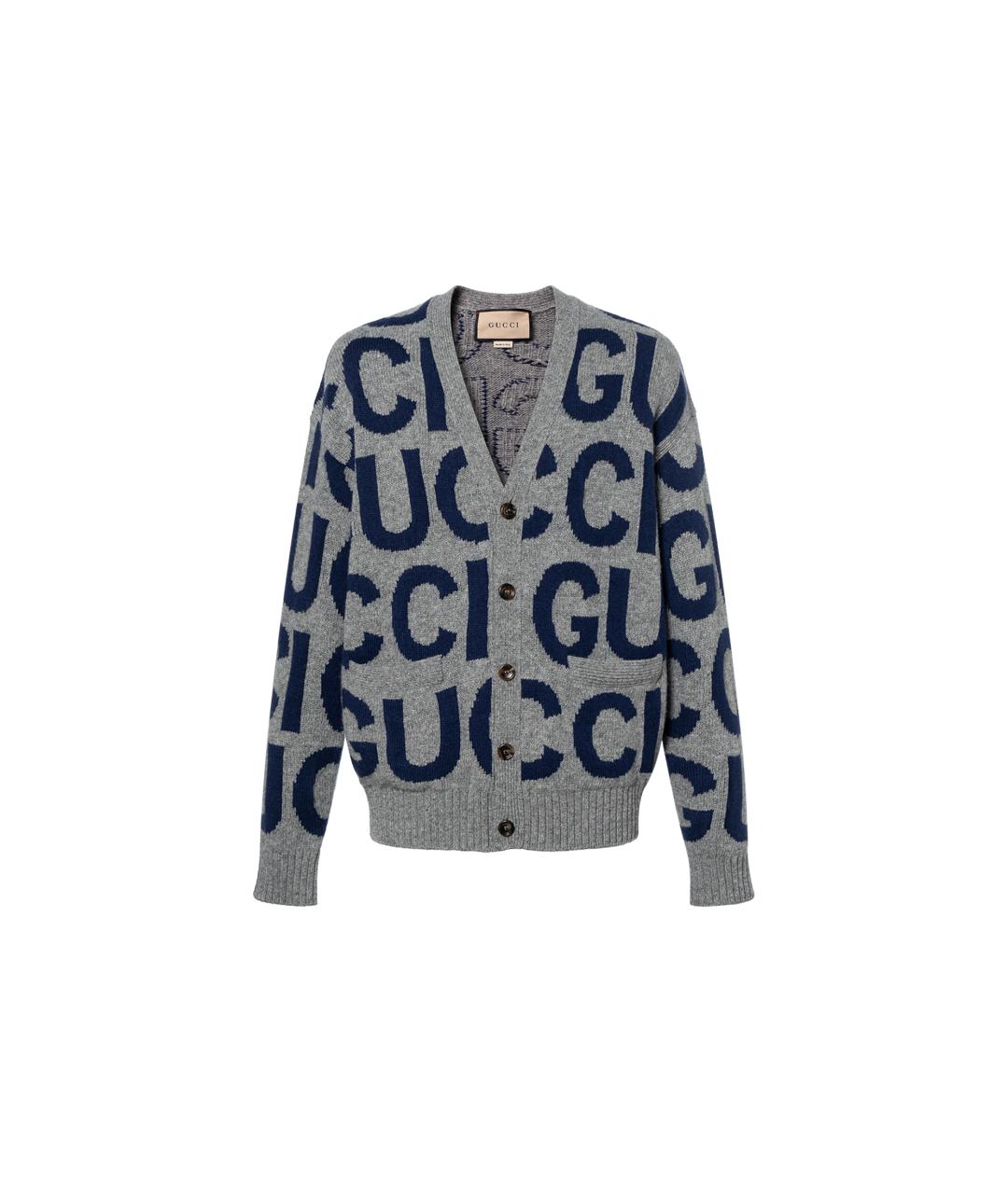GUCCI Серый кардиган, фото 6