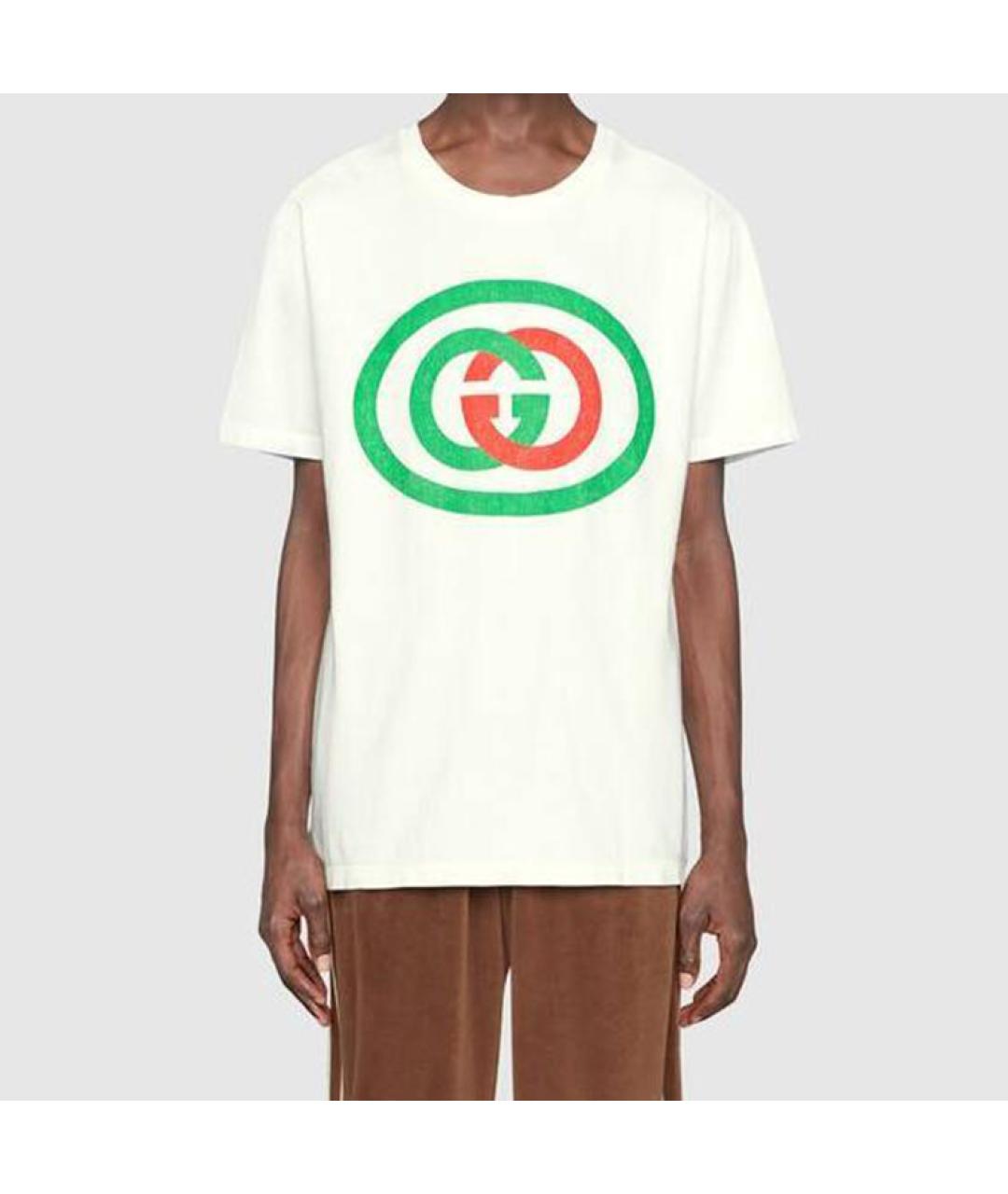 GUCCI Мульти хлопковая футболка, фото 3