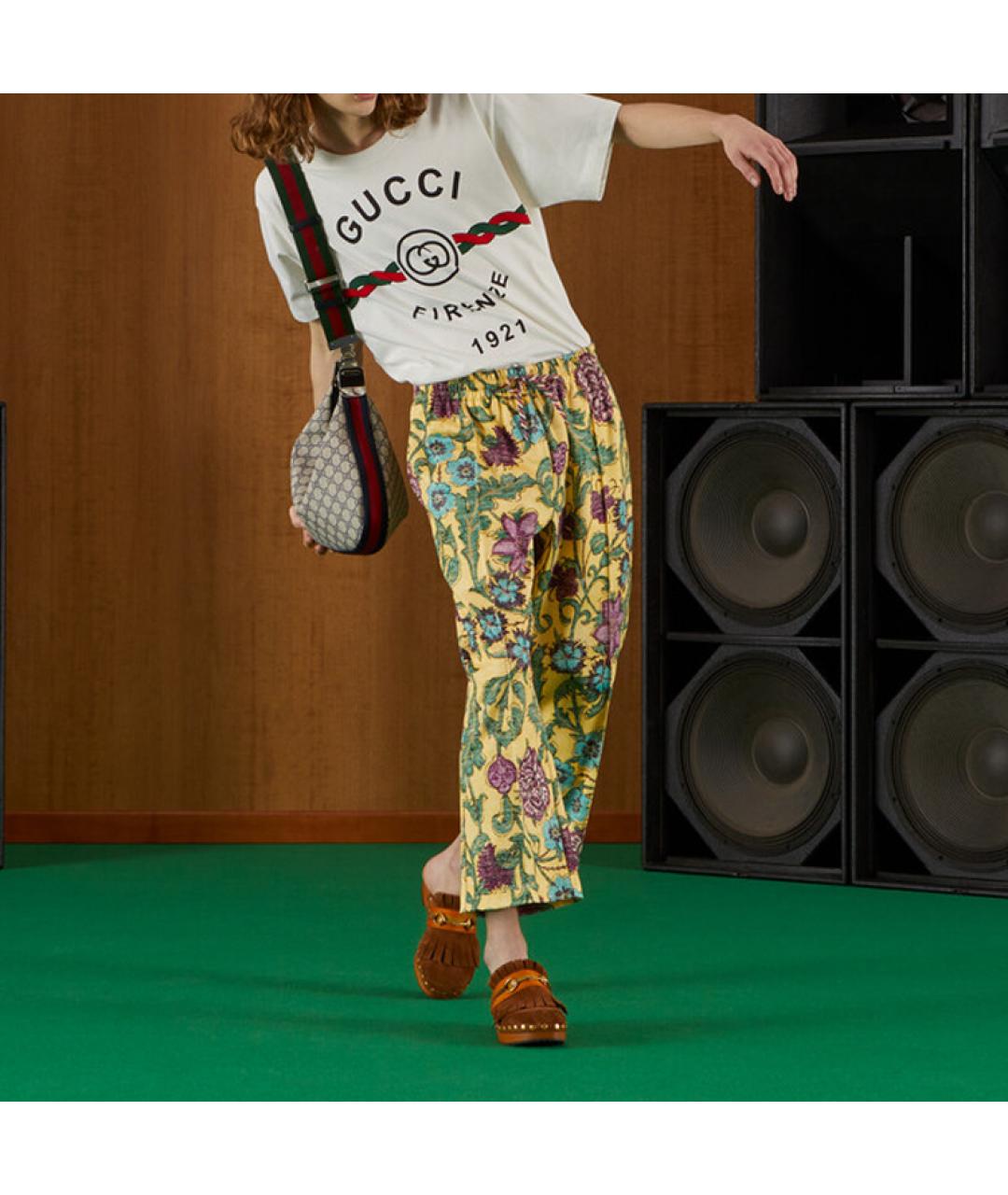 GUCCI Белая футболка, фото 3