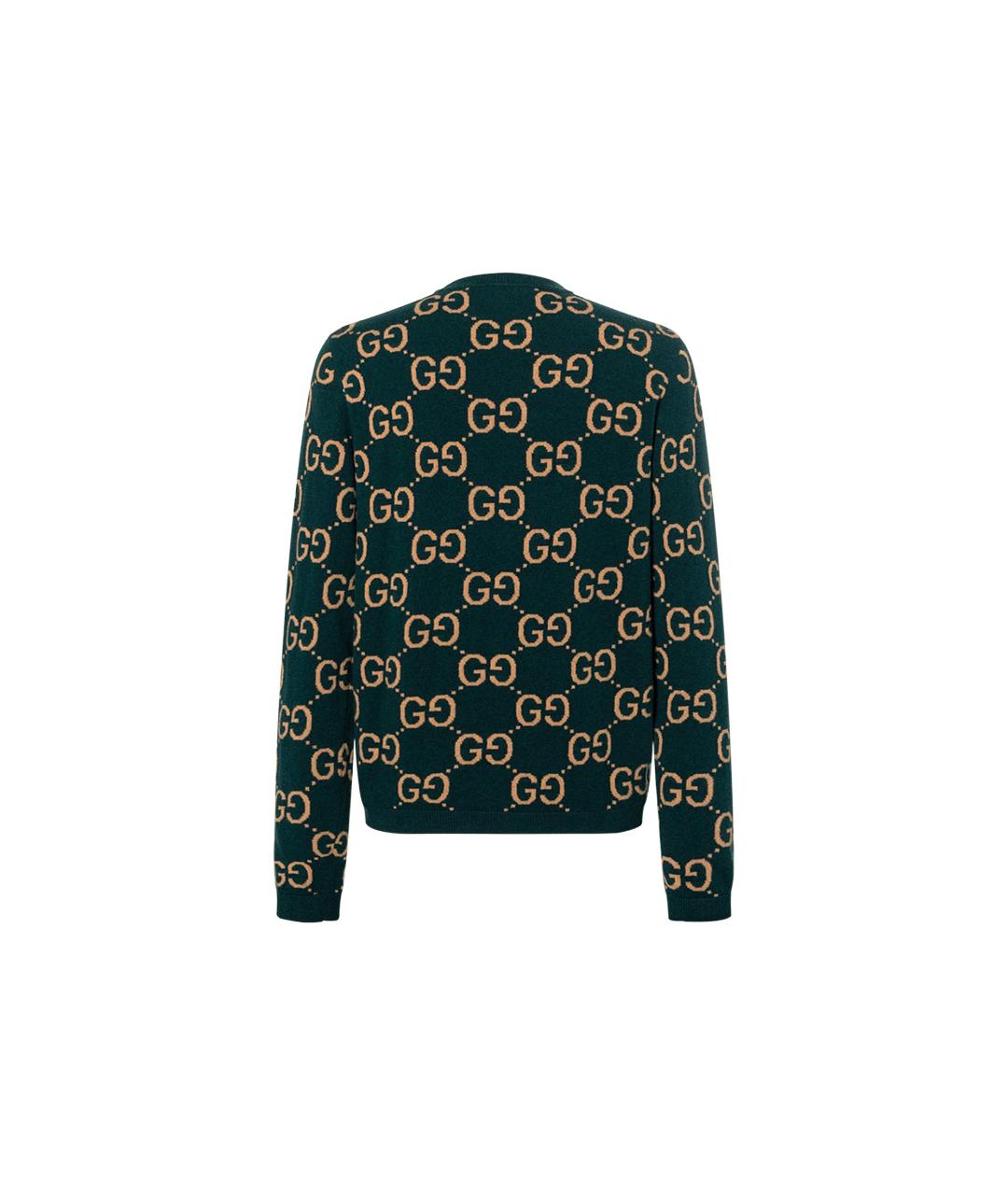 GUCCI Зеленый джемпер / свитер, фото 2