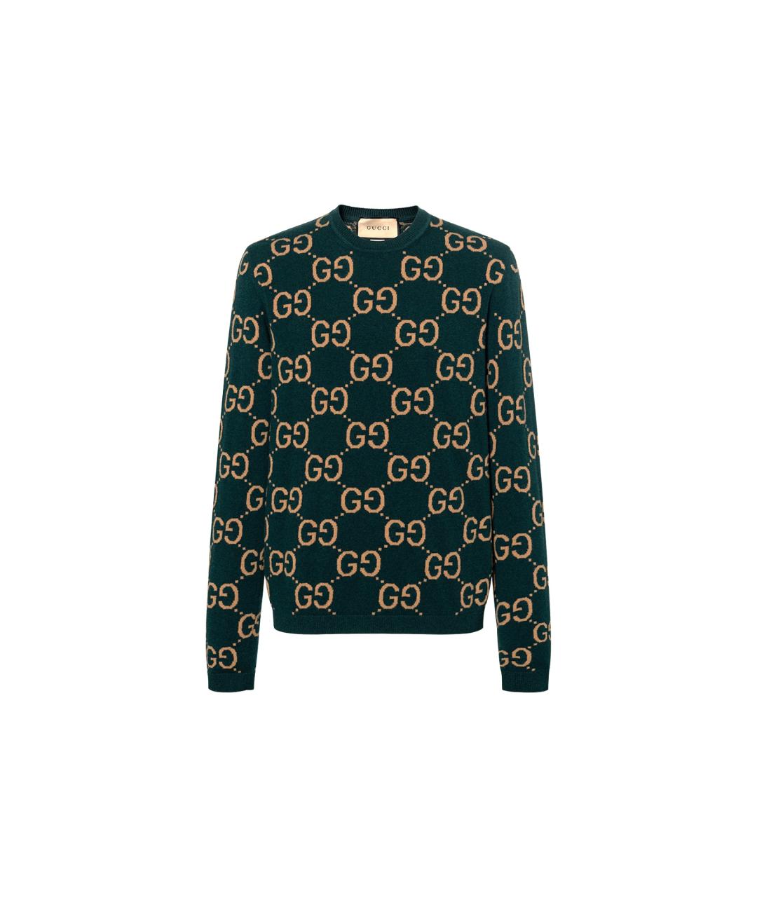 GUCCI Зеленый джемпер / свитер, фото 6