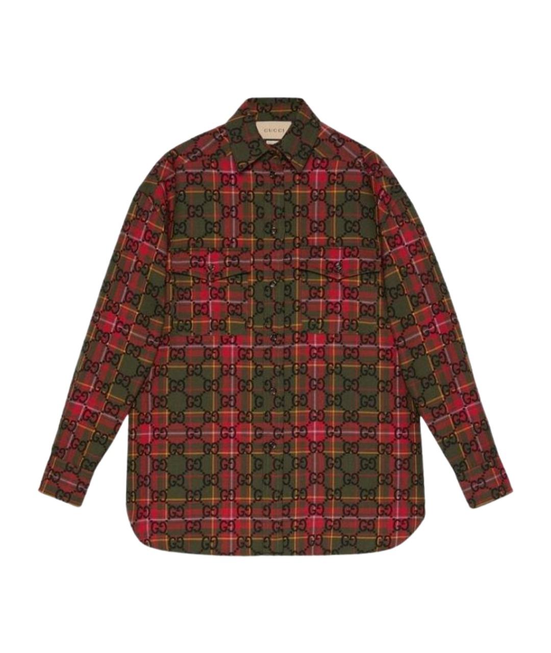 GUCCI Красная рубашка, фото 1