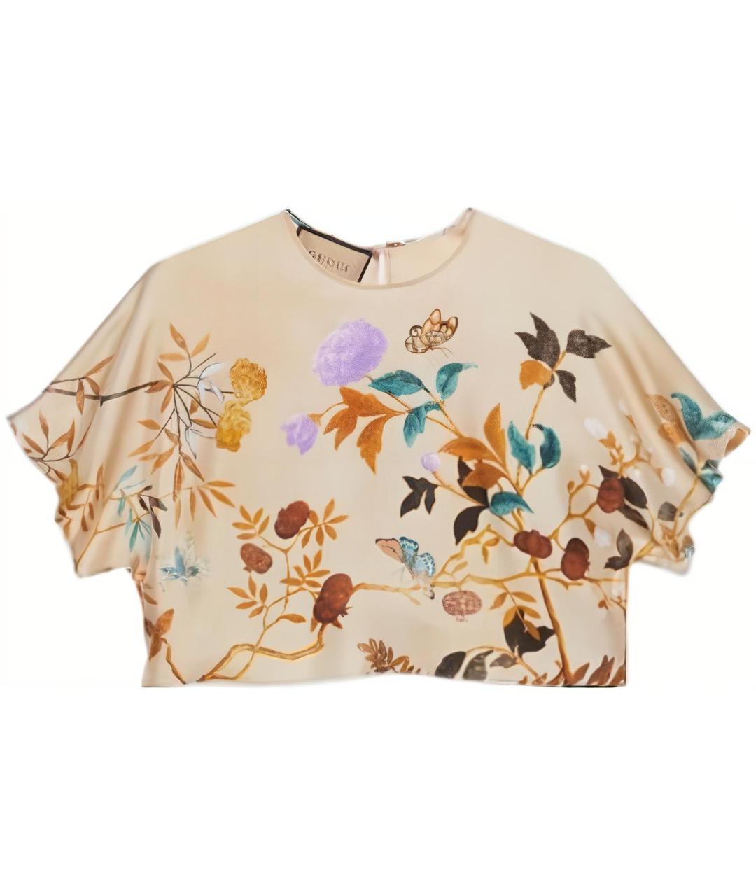 GUCCI Хаки футболка, фото 1