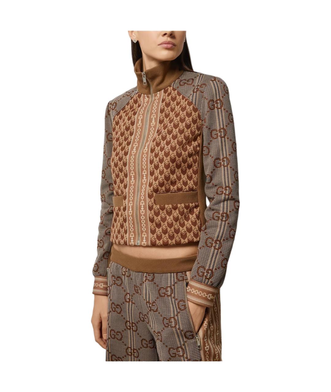 GUCCI Коричневая куртка, фото 3