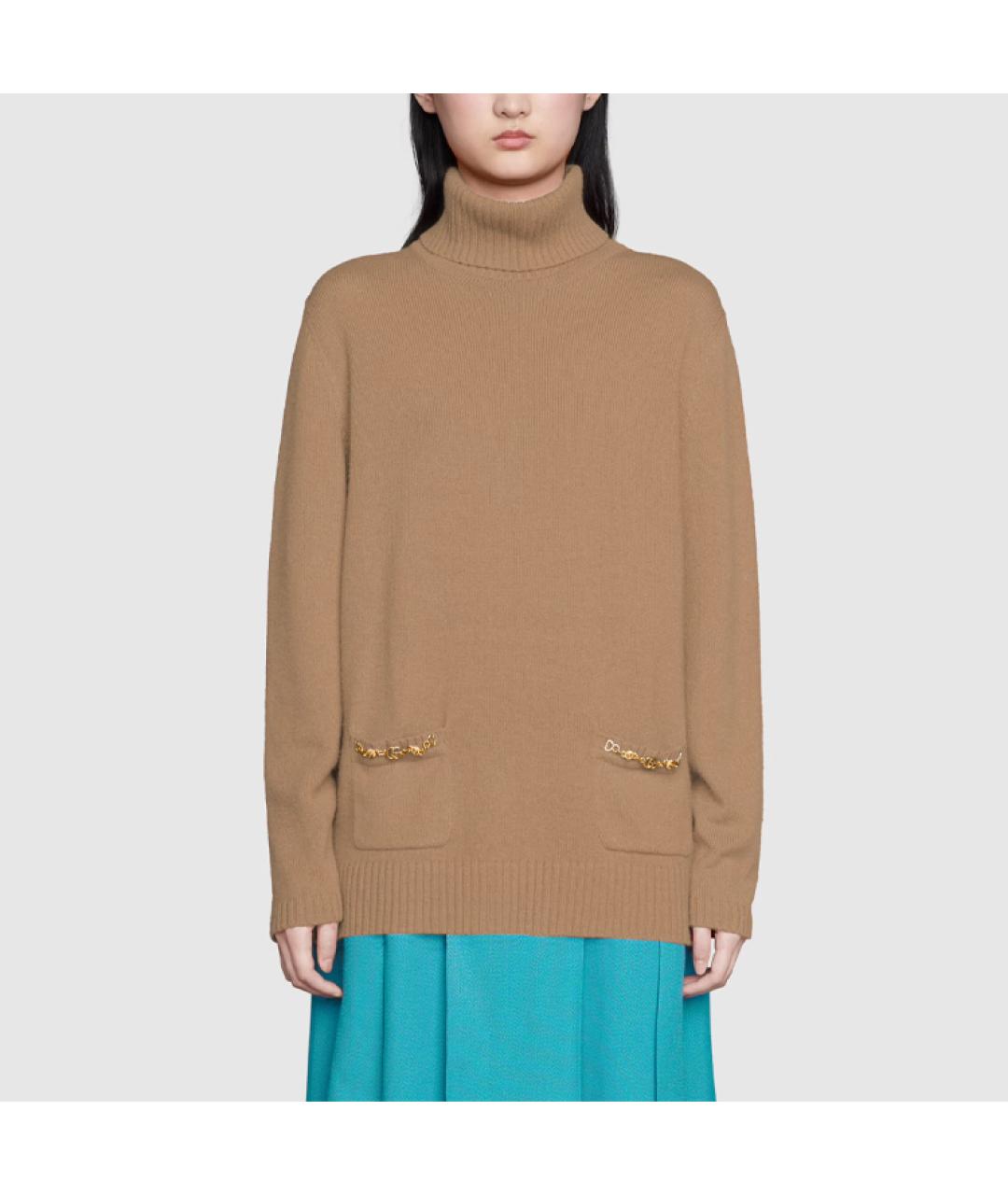 GUCCI Бежевый джемпер / свитер, фото 3