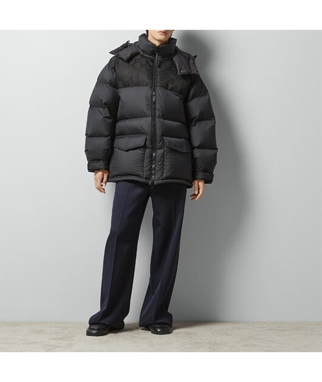 GUCCI Черный пуховик, фото 3