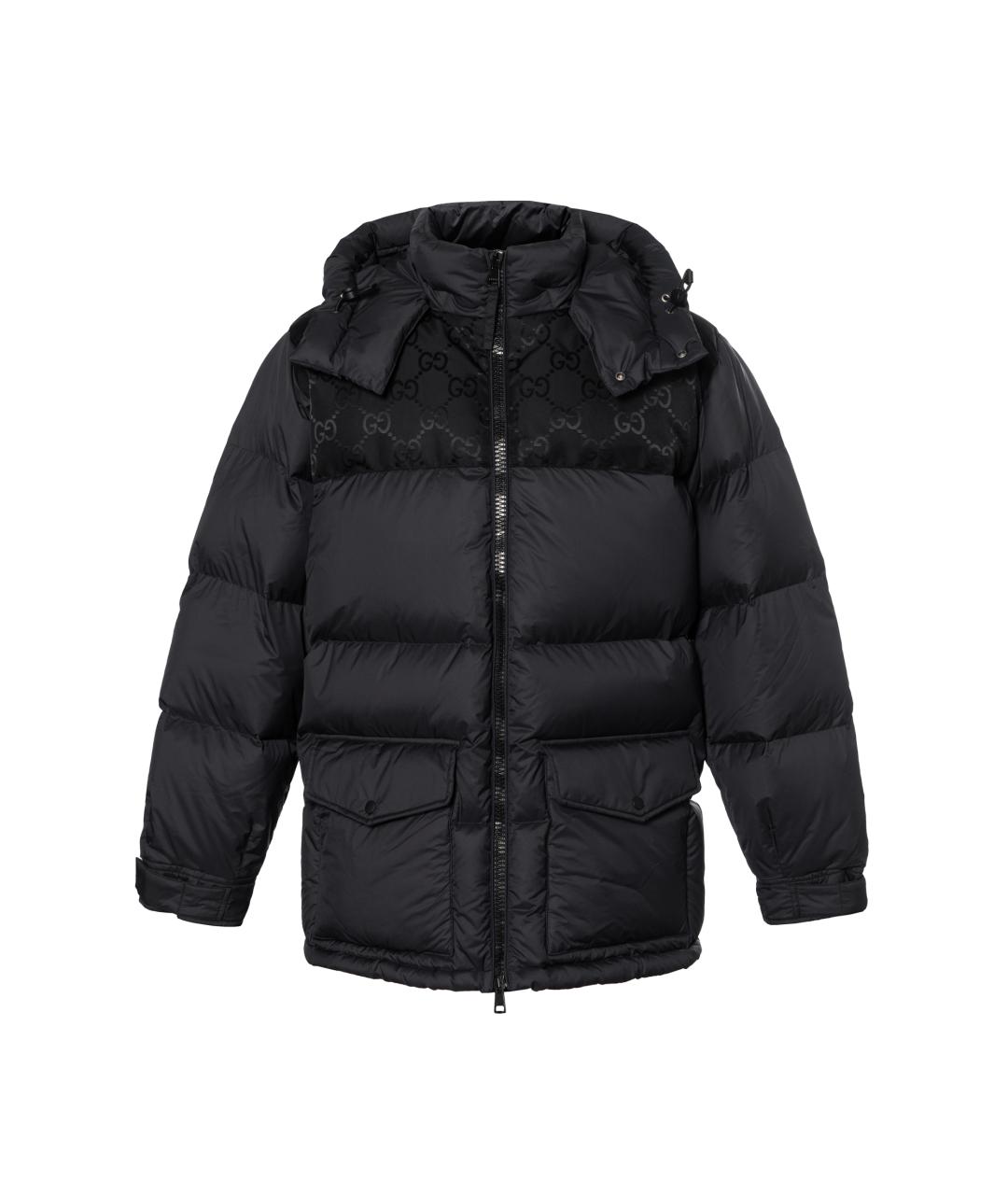 GUCCI Черный пуховик, фото 1