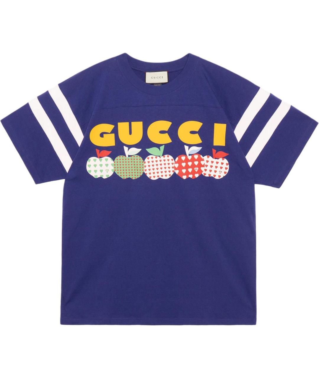 GUCCI Синяя футболка, фото 1