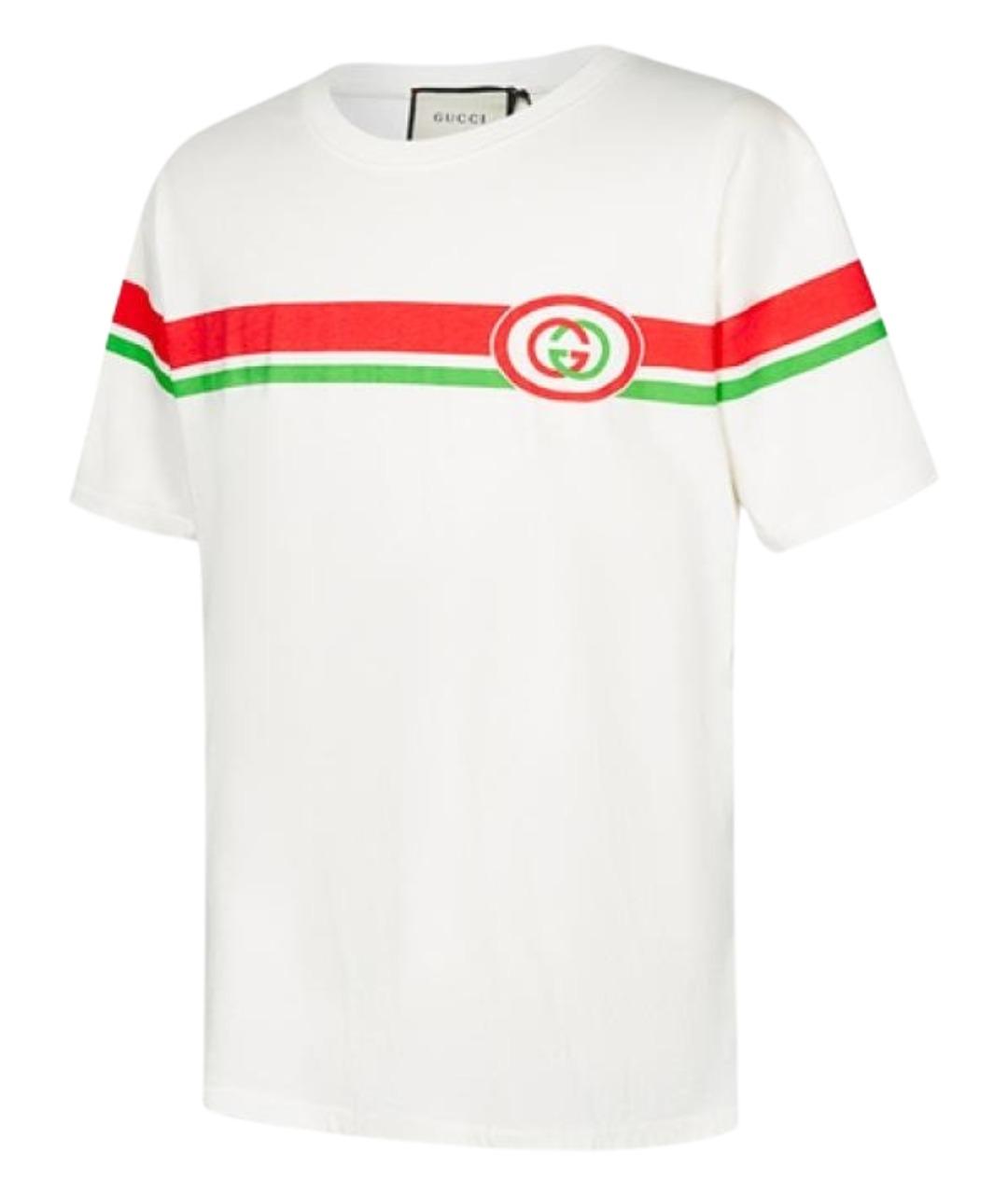 GUCCI Белая футболка, фото 1