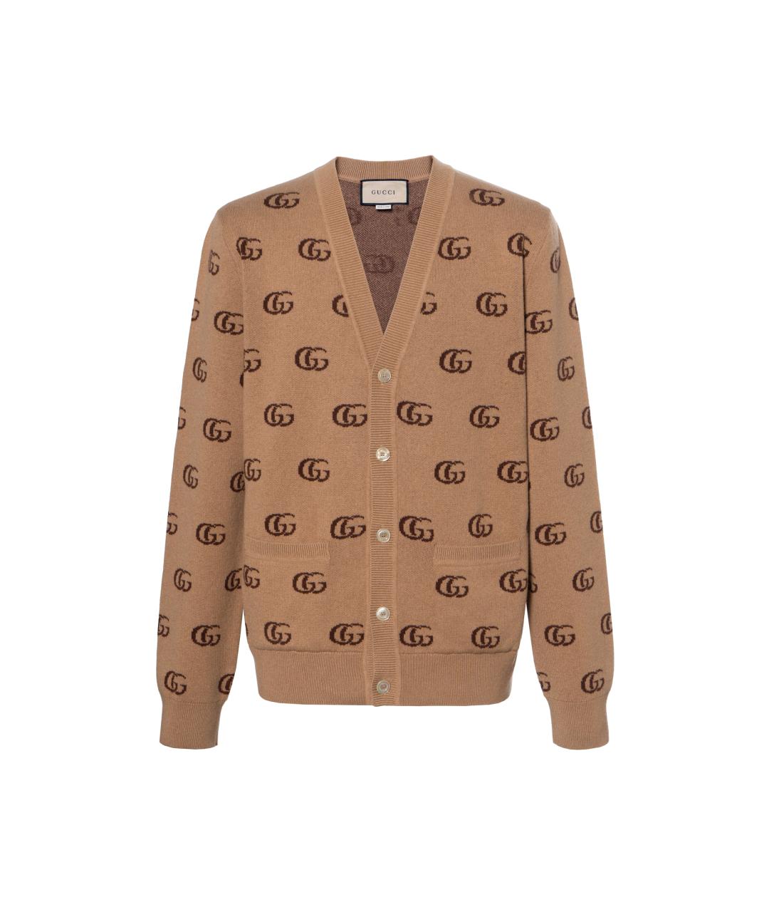 GUCCI Коричневый кардиган, фото 6