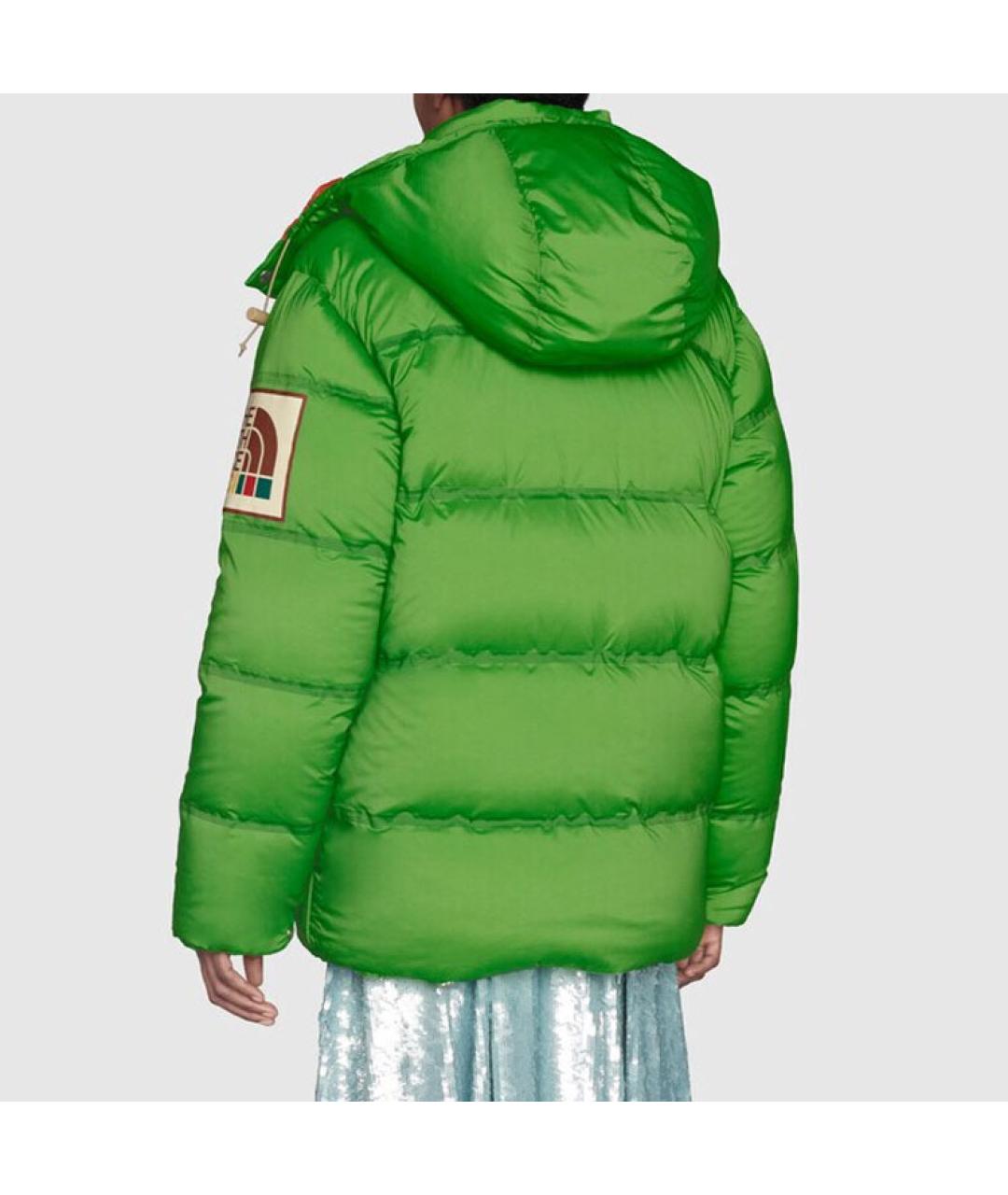 GUCCI Зеленый пуховик, фото 5