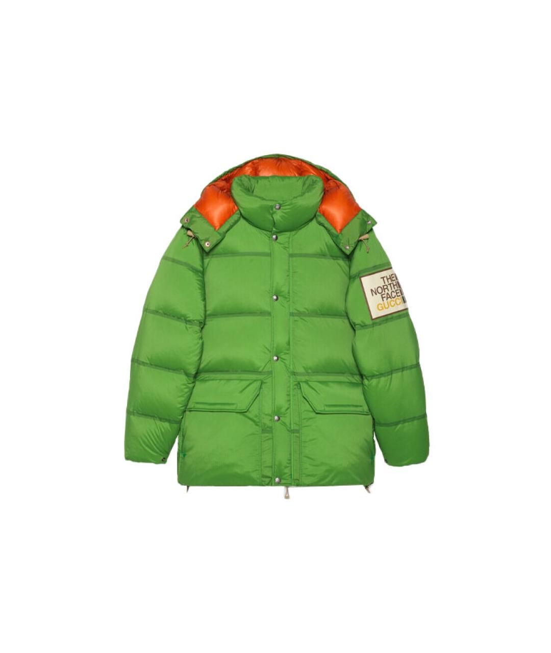GUCCI Зеленый пуховик, фото 1