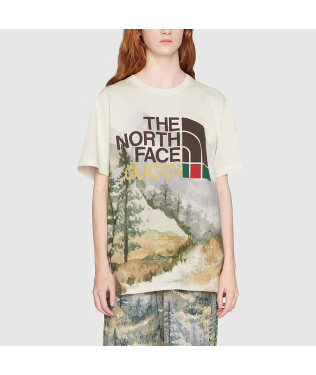 GUCCI Белая футболка, фото 3