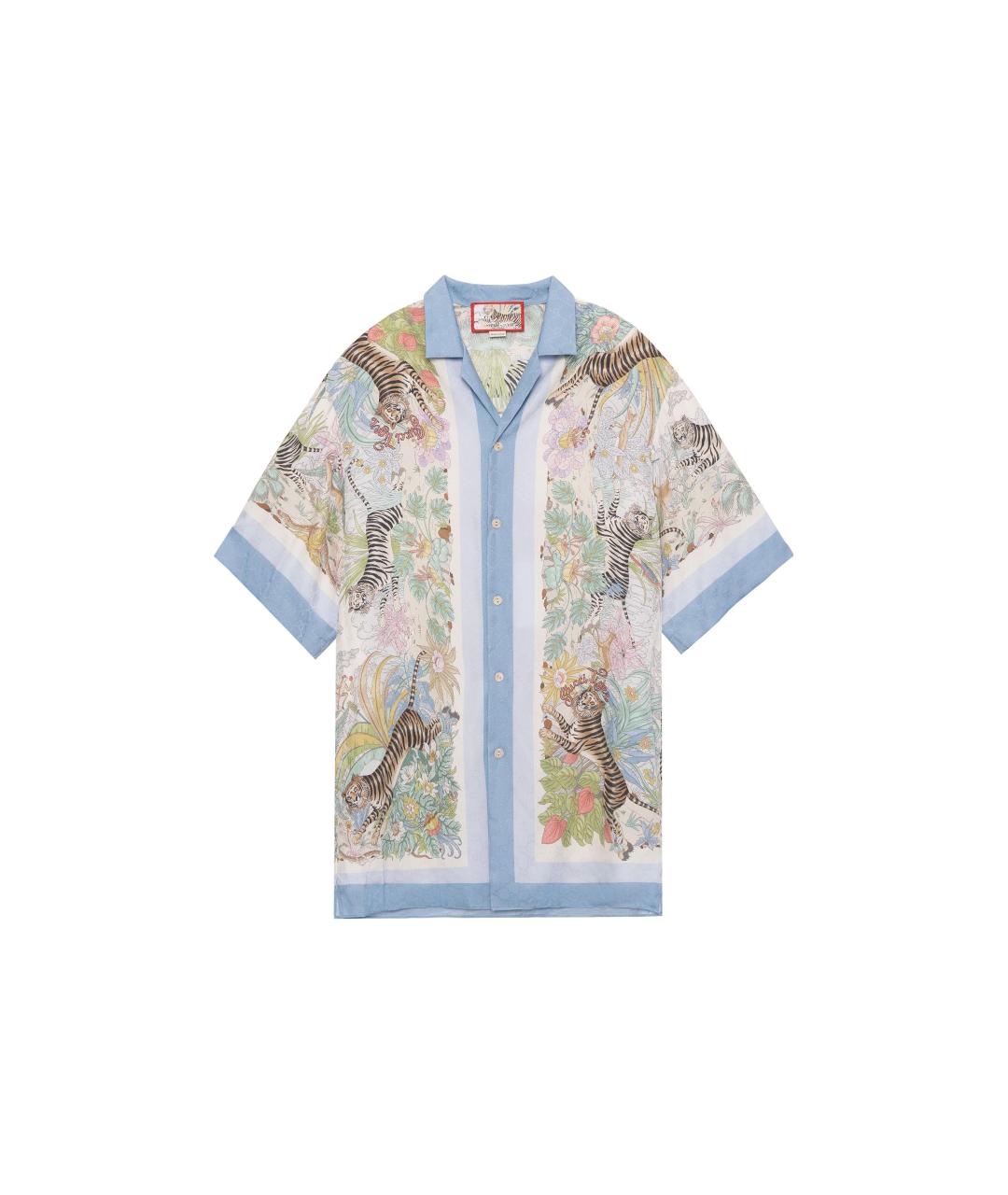 GUCCI Синяя кэжуал рубашка, фото 6