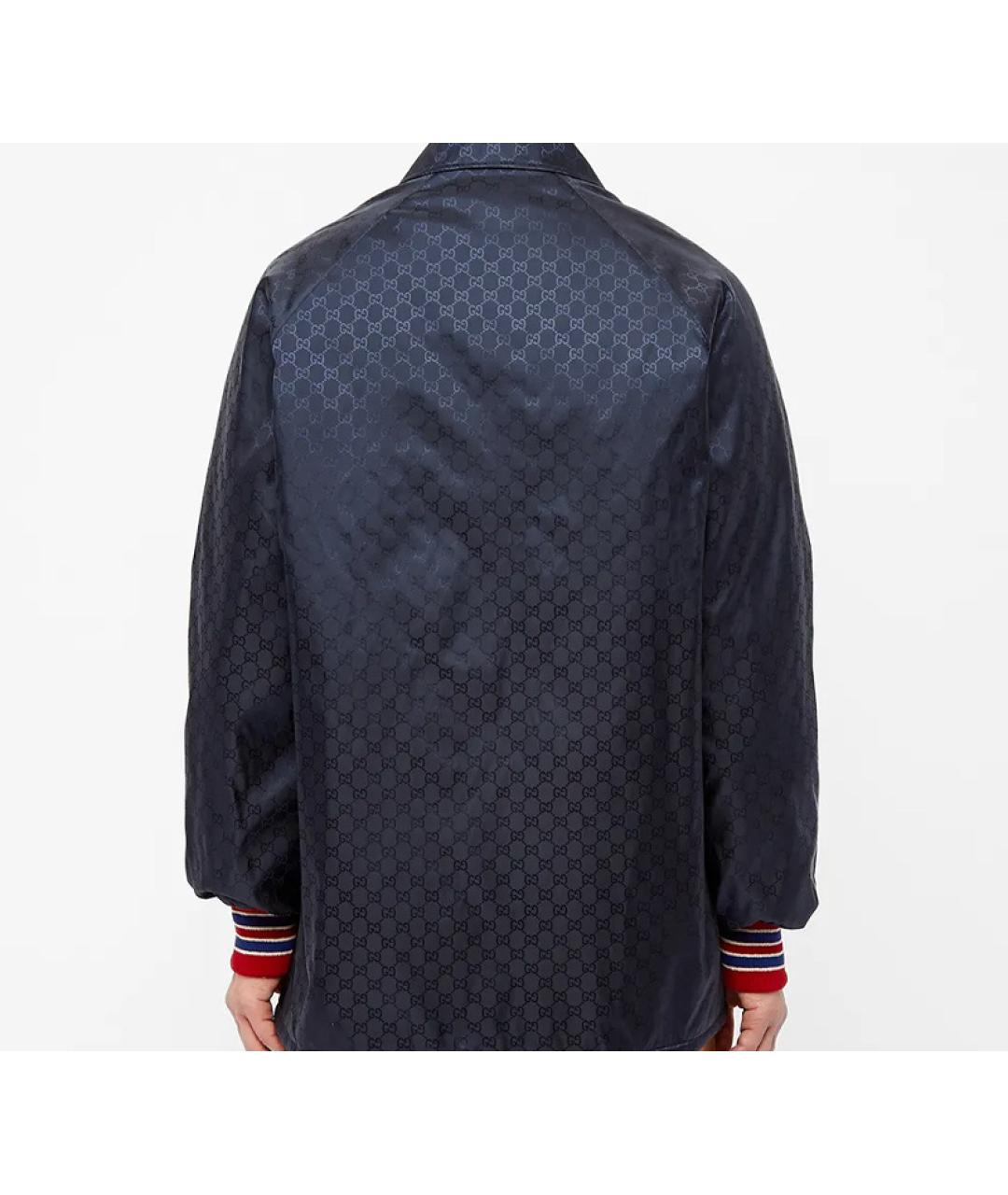 GUCCI Темно-синяя куртка, фото 3