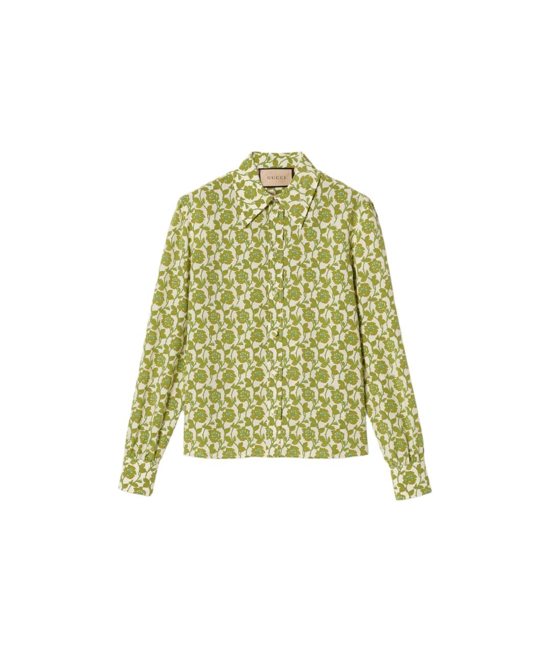 GUCCI Зеленая рубашка, фото 1
