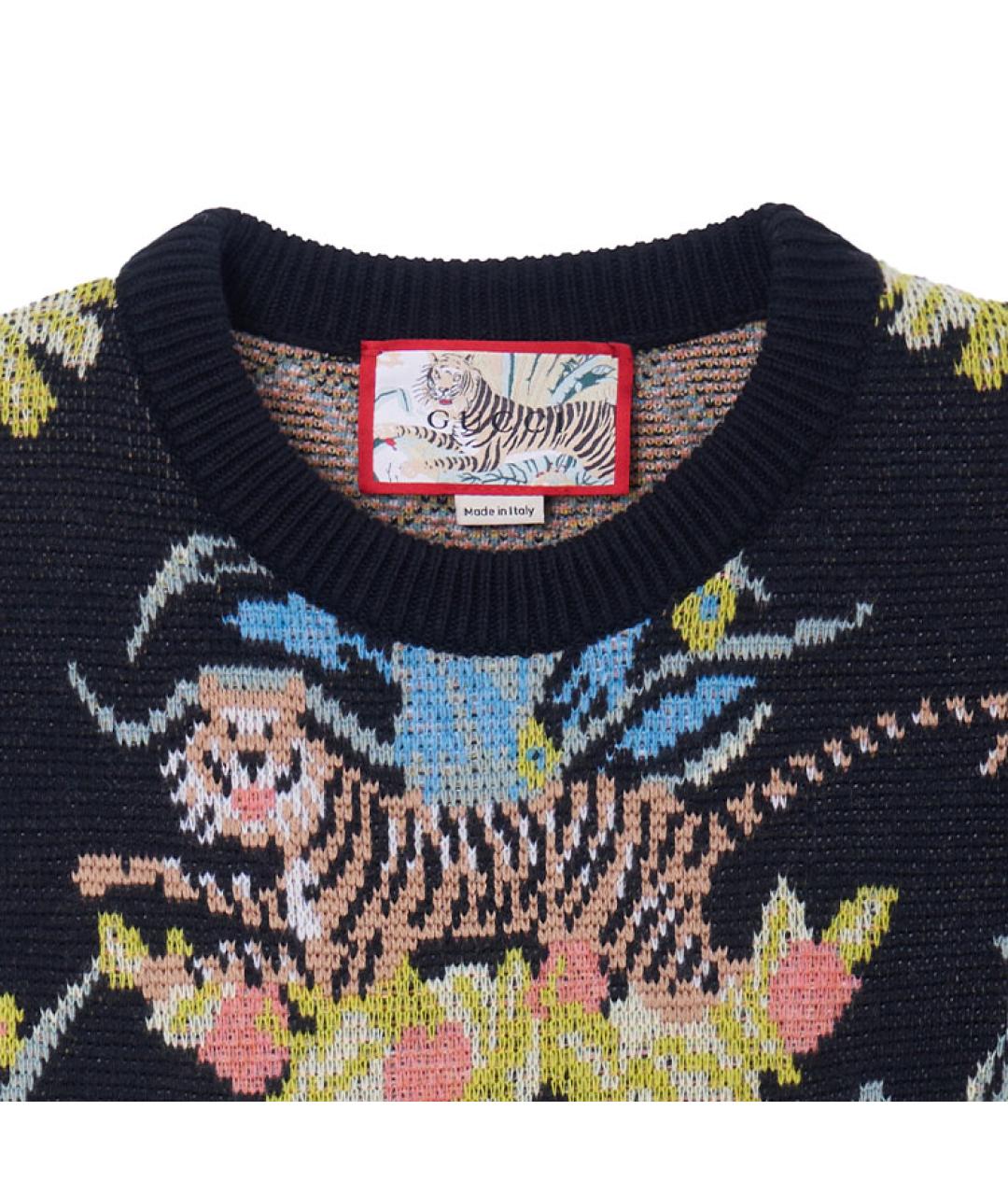 GUCCI Черный джемпер / свитер, фото 5