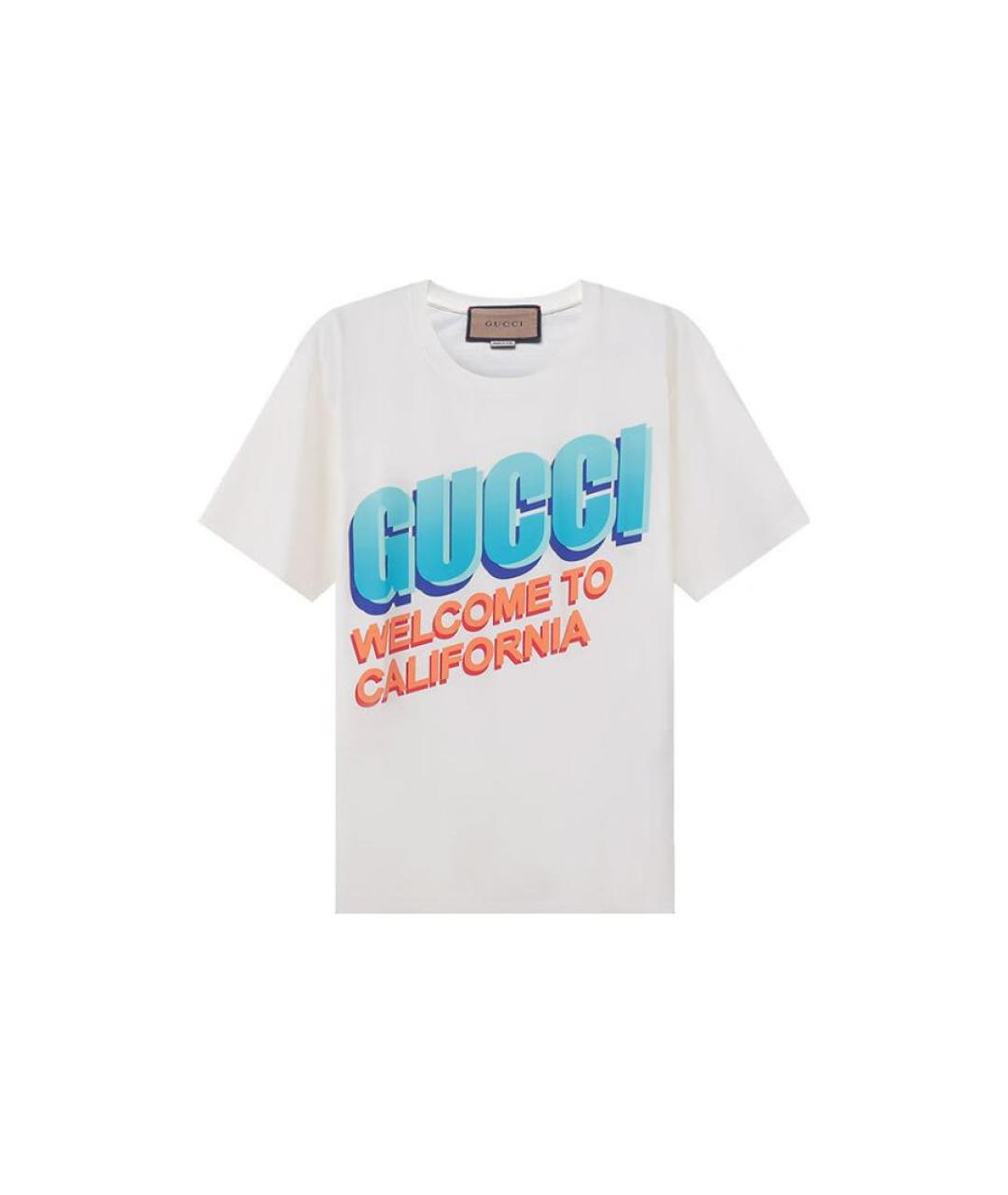GUCCI Белая футболка, фото 3
