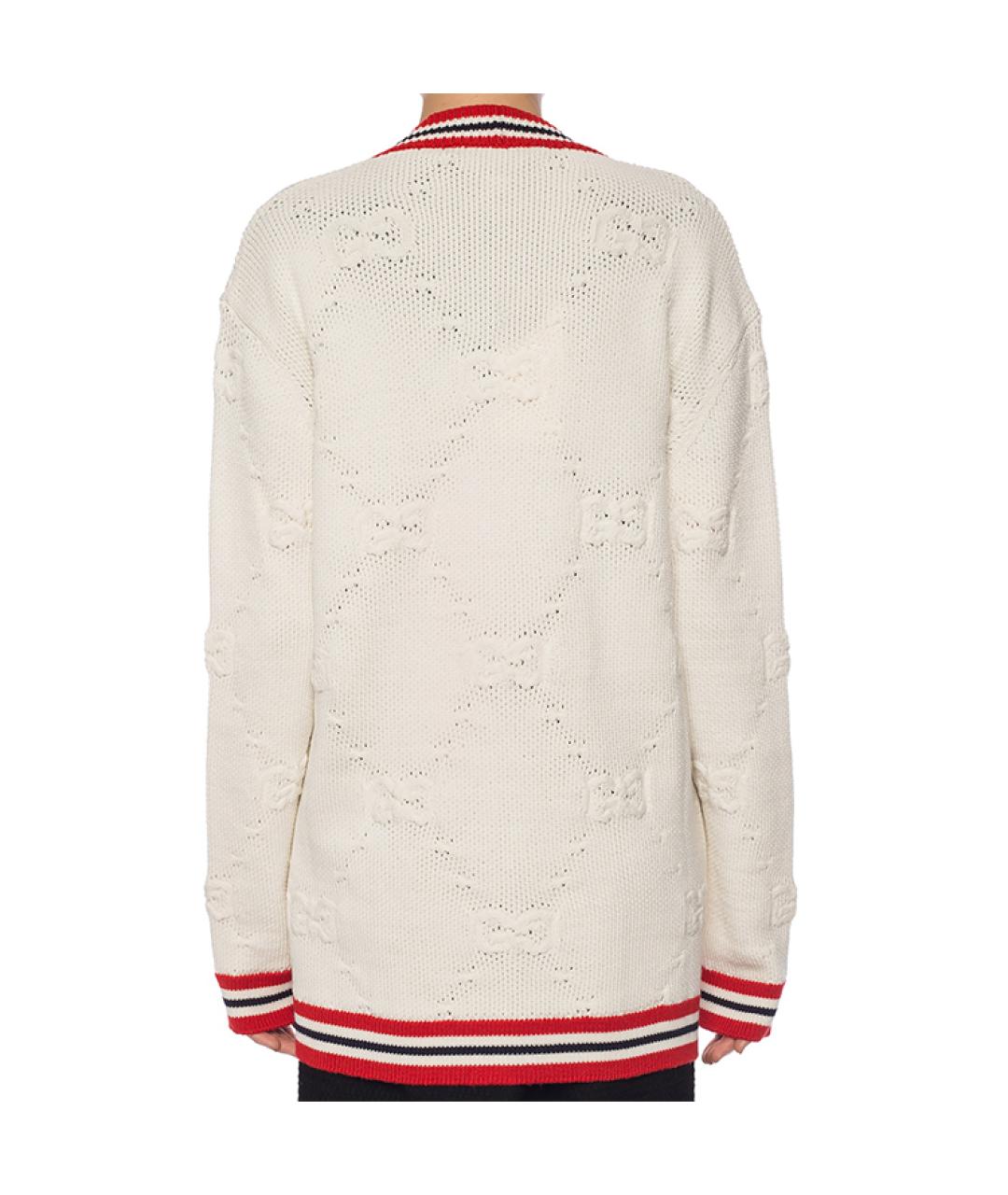 GUCCI Белый кардиган, фото 4
