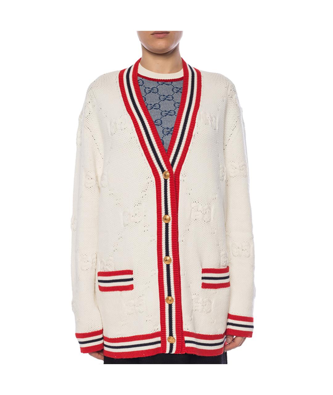 GUCCI Белый кардиган, фото 3