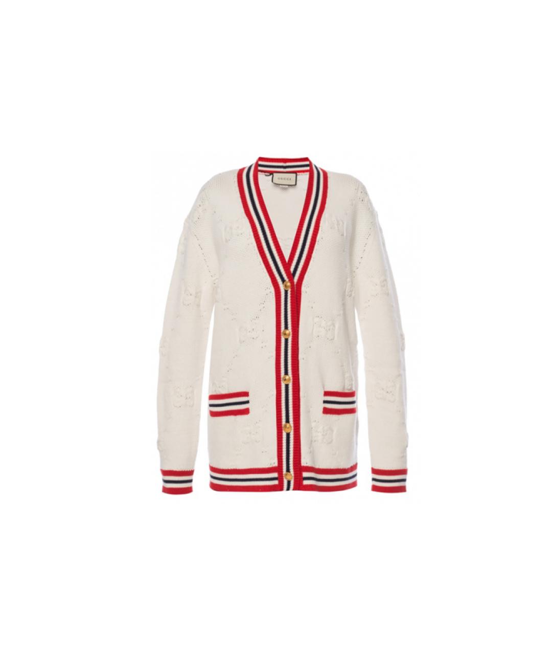 GUCCI Белый кардиган, фото 6