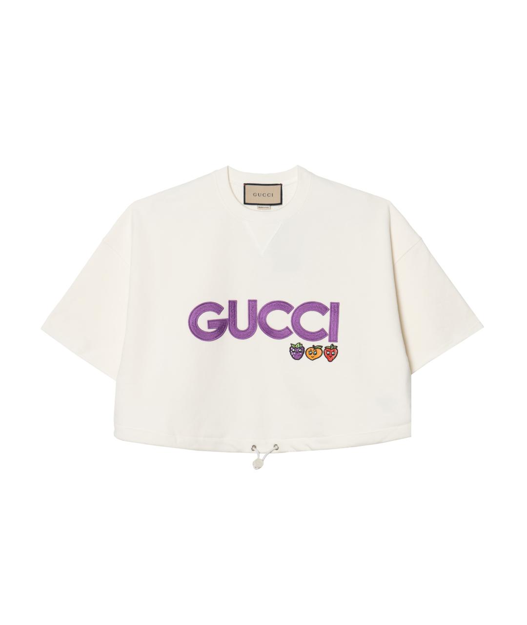 GUCCI Бежевая футболка, фото 1