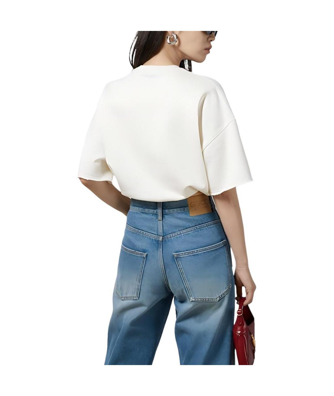 GUCCI Бежевая футболка, фото 4