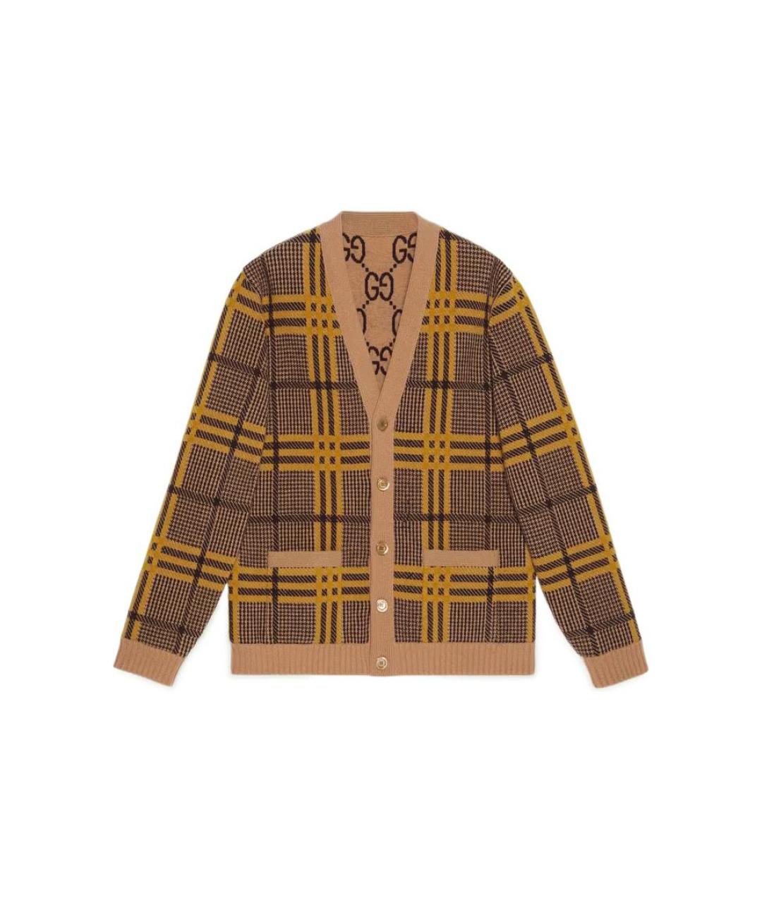 GUCCI Коричневый кардиган, фото 6