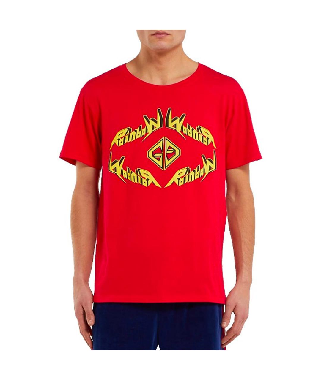 GUCCI Красная футболка, фото 4