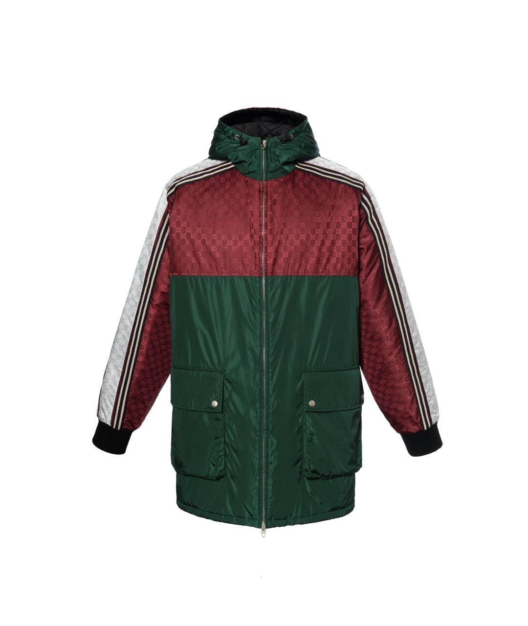 GUCCI Зеленый пуховик, фото 1