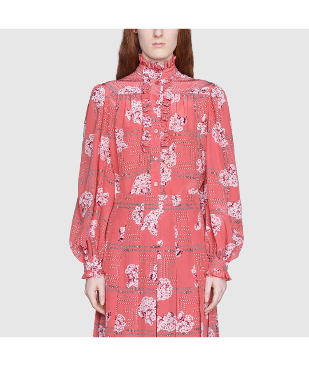 GUCCI Розовая блузы, фото 2