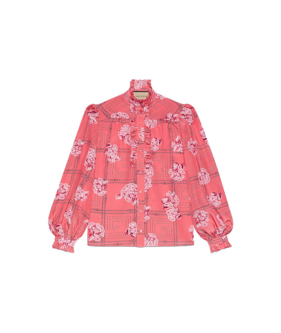 GUCCI Розовая блузы, фото 5