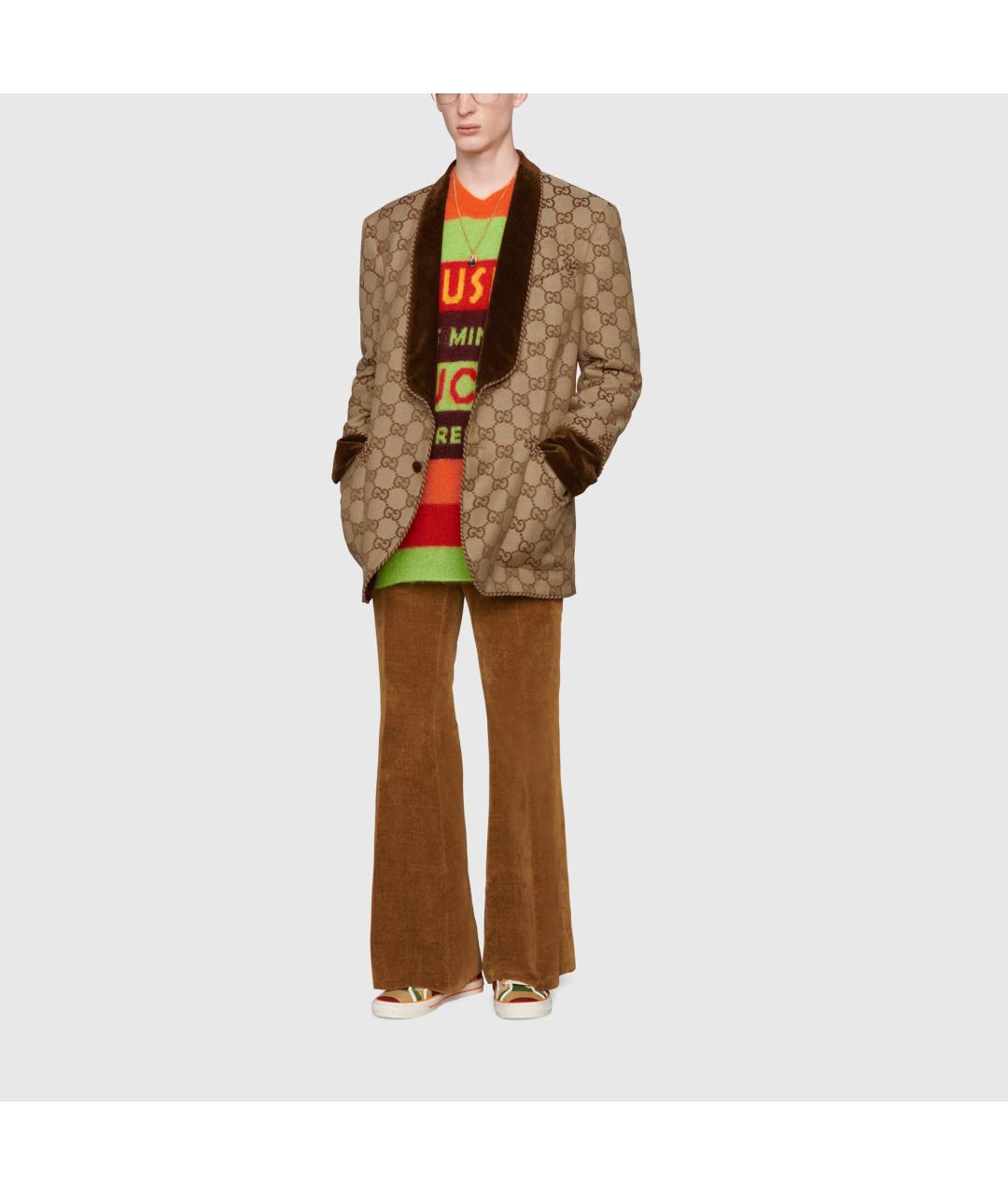 GUCCI Коричневый пиджак, фото 3